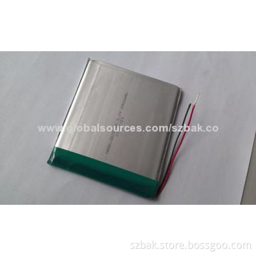 406997P 3.7V 3,400mAh Li-polymer Battery for Tablet PCs, Medical Devices, Mobile Printers